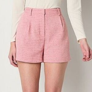 NWT Ryegrass Zephyr Pink Tweed High Rise Women's Shorts
